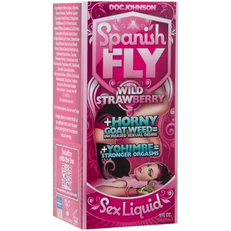 Pipedream Sex Drops Wild Strawberry Stimulating Liquid 30ml