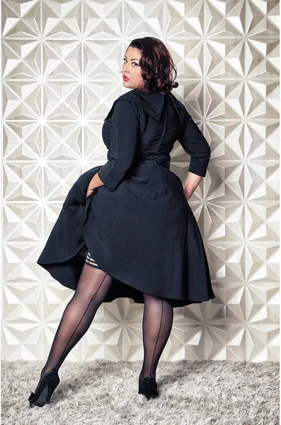 Kix'ies Lois Thigh-Highs A Black - Sheer Hold-Up Stockings