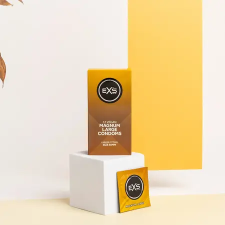 EXS Magnum Velika Veličina 60mm Lateks Kondomi 12 Komada Razišireni Udoban Fit