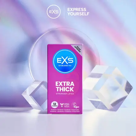 EXS Extra Thick 12 Komada - Poboljšana izdržljivost lateks zaštita