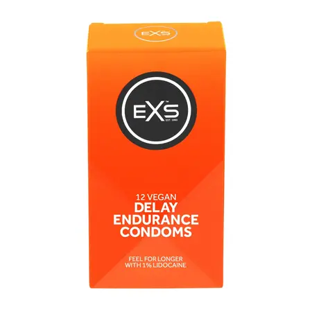 EXS Endurance Delay 12 Komada Kondomi sa Lidokain Lubrikantom 53mm