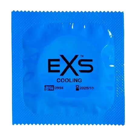 EXS Cooling Comfort Latex Condoms 12-Pack 54mm Width