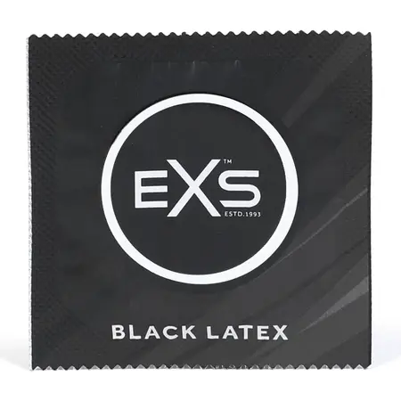EXS Black Latex 12 Komada - Crna svilenkasta lateks barijera zaštita