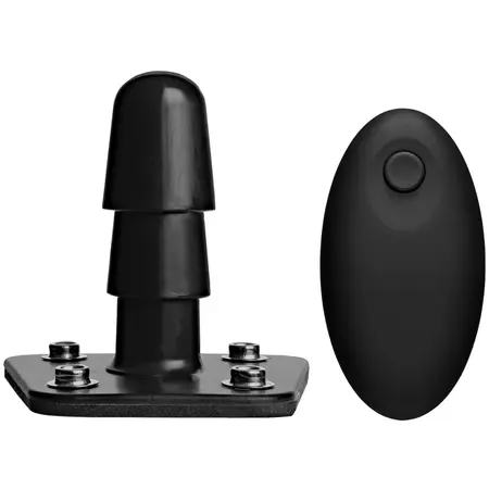 Doc Johnson Vac-U-Lock Vibrating Plug Wireless Remote 7-Mode Black