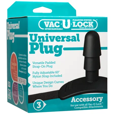 Doc Johnson Vac-U-Lock Universal Plug Flexible Strap-On Base