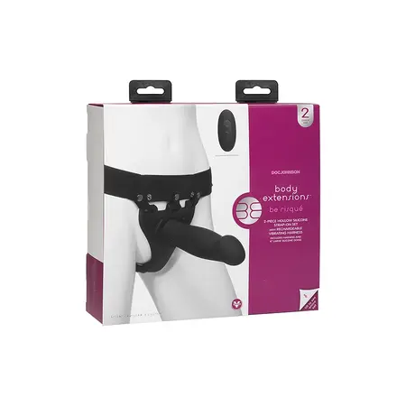 Doc Johnson Body Extensions Risqu Silikonski Harness Punjivi Set