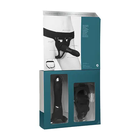 Doc Johnson Body Extensions Strong Silikonski Harness Vibrating Set