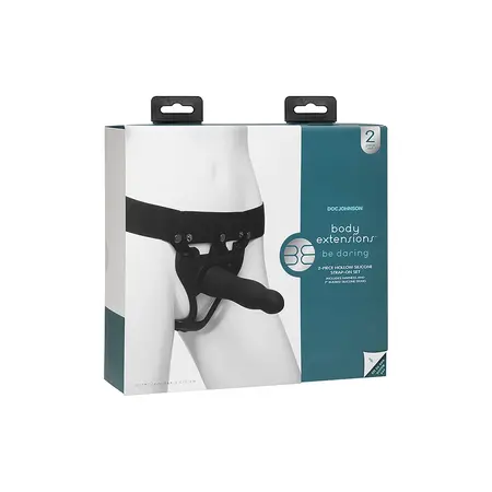 Doc Johnson Body Extensions Daring Silikonski Harness sa Vibrating Sistemom