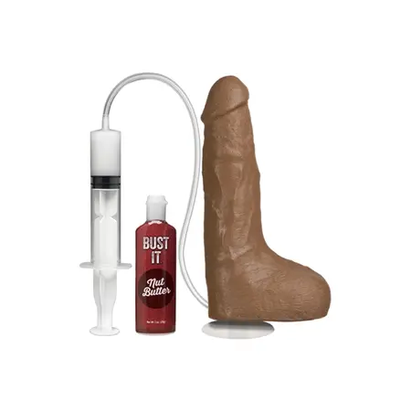 Doc Johnson Bust It 8.5” Squirting Model sa Usisnom Čašicom Bela 30 ml