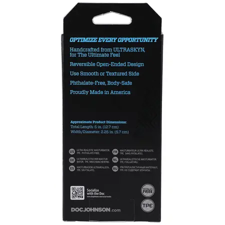 Doc Johnson OptiMALE Reverzibilni ULTRASKYN Link Intimni Rukav 5