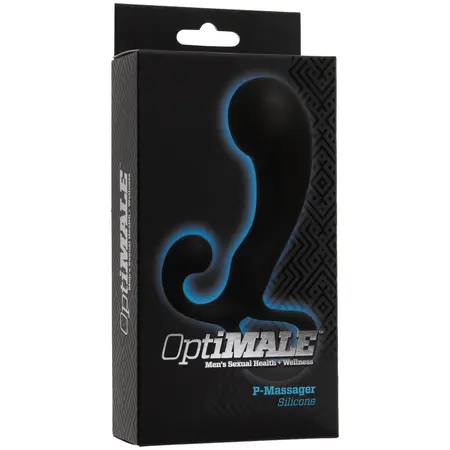 Doc Johnson OptiMALE P-Masažer Crni Silikonski Intimni Wellness Uređaj