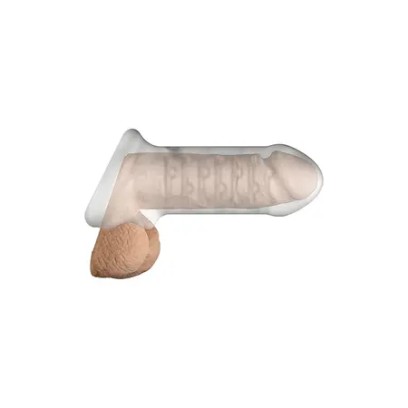 OptiMALE Thick Extension Sleeve with Ball Strap, Transparent 15cm