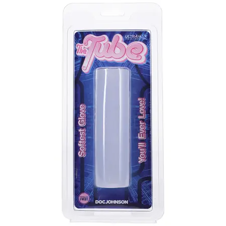 Doc Johnson The Tube Intimate Sleeve Clear Flexible 18cm
