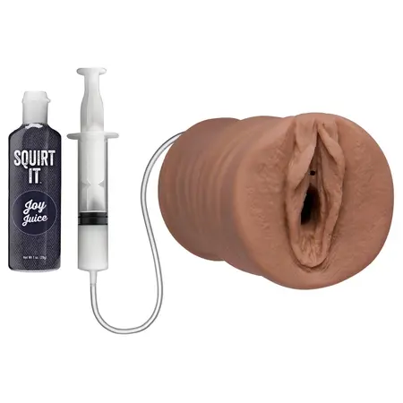 Doc Johnson Squirt It ULTRASKYN Intimate Machine with Joy Juice 1 fl. oz.
