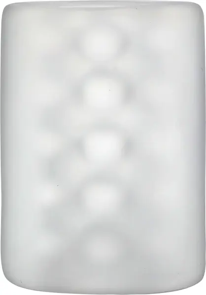 Doc Johnson Glow Helping Head Sleeve Frost/Green Glow Silicone Mini