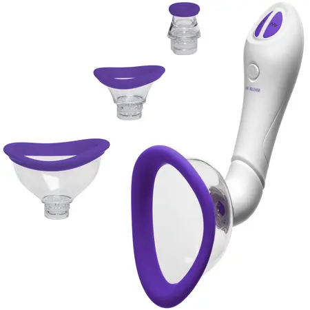 CalExotics Intimna pumpa za telo ženski set USB punjiv 4 glave