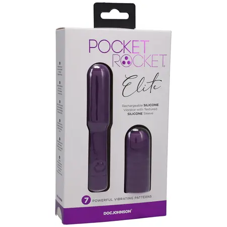 Doc Johnson Elite Mini intimni uređaj roze 4cm punjivi silikon