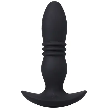 Doc Johnson A-Play Rise Silicone Plug with Remote Control, Black