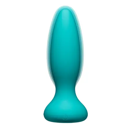 Doc Johnson A-Play Vibe Silicone Plug with Remote Control Black S
