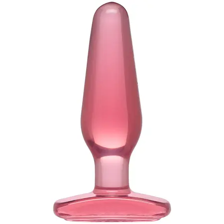 Doc Johnson Crystal Jellies Medium Plug, Soft PVC, Clear 5 inch