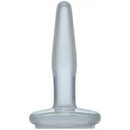 Doc Johnson Crystal Jellies Small Plug Transparent 10 cm Body-Safe