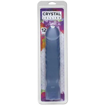 Doc Johnson Crystal Jellies Big Boy 30cm Transparentni Model