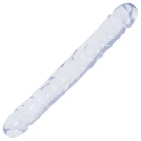 Doc Johnson Crystal Jellies JR. Double Ended Flexible Model 30cm Clear
