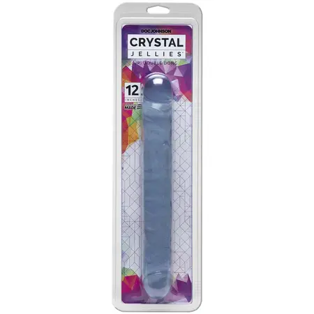 Doc Johnson Crystal Jellies JR. Double Ended Flexible Model 30cm Clear