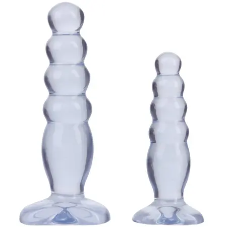 Doc Johnson Crystal Jellies Intimni trenažer set Providni 2 kom
