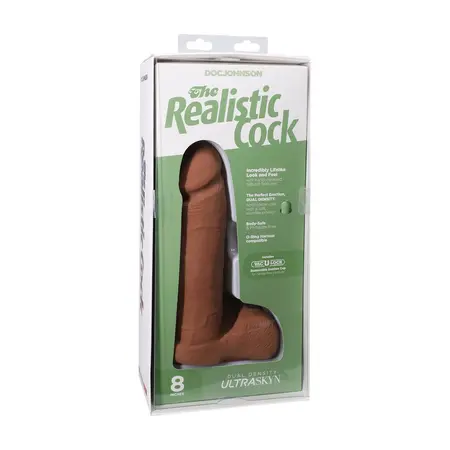 Doc Johnson ULTRASKYN Vac-U-Lock 20cm Caramel Intimate Model