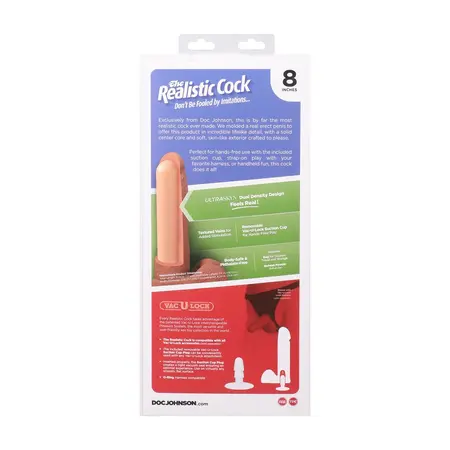 Doc Johnson ULTRASKYN Vac-U-Lock 20cm Caramel Intimate Model