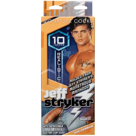 Doc Johnson Jeff Stryker Model with Vac-U-Lock Suction Cup, 25 cm, Beige