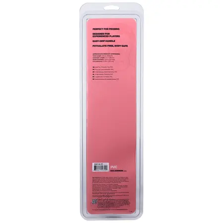Doc Johnson Anal Probe Push Fleksibilna PVC šipka Crna 18 cm