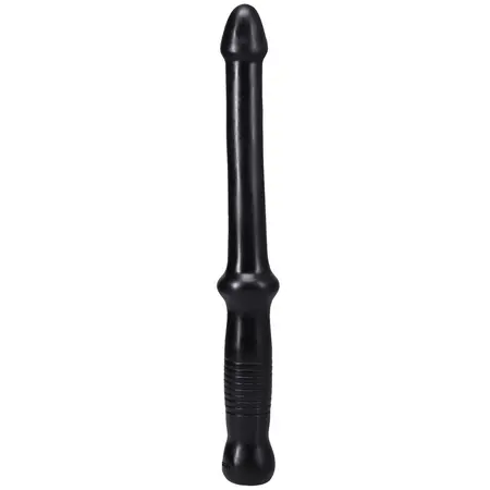 Doc Johnson Anal Probe Push Fleksibilna PVC šipka Crna 18 cm