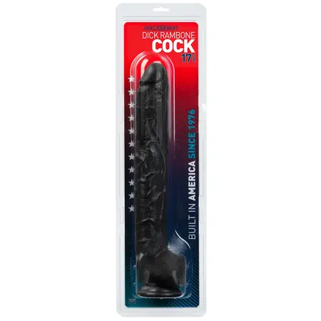 Doc Johnson Rambone Model XL Crni 38cm - Anatomski silikonski sistem