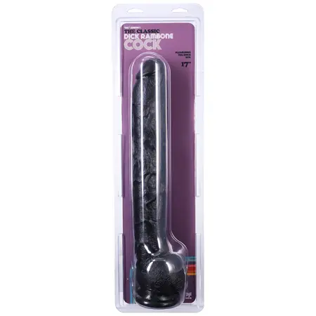 Doc Johnson Rambone Model XL Crni 38cm - Anatomski silikonski sistem