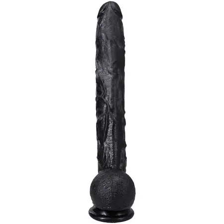 Doc Johnson Rambone Model XL Crni 38cm - Anatomski silikonski sistem