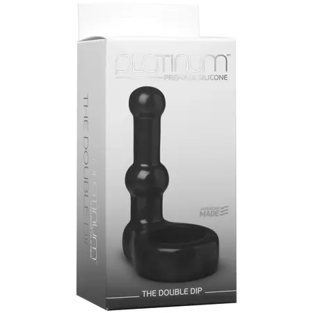 Doc Johnson Double Dip 2 Dvostruki Intimni Uređaj, Crni Silikon