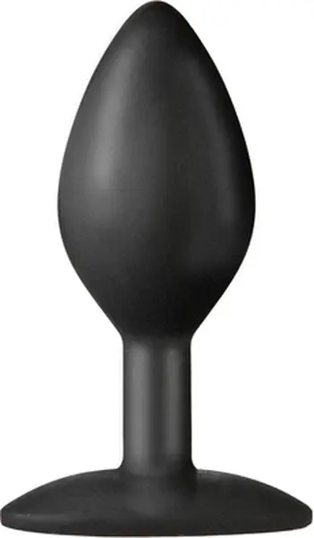 Doc Johnson The Minis Spade Model Medium Silicone Plug Black