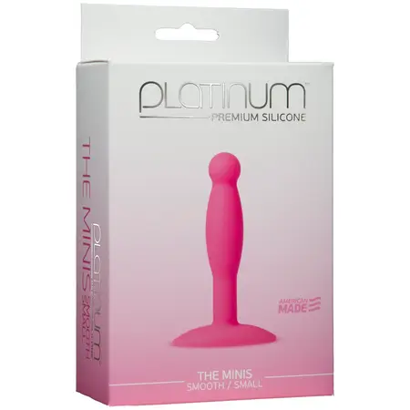 Doc Johnson The Minis Smooth Intimni Čep Mala Crna Silikon