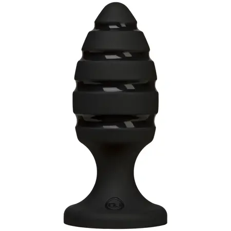 Doc Johnson The Blast Intimate Plug Platinum Silicone Black 11.4 cm