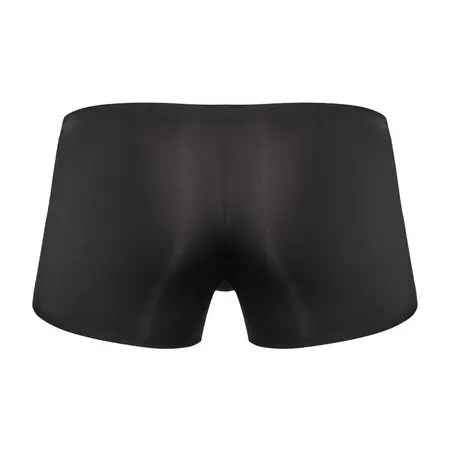 Male Power Seamless Sleek Mini Shorts L Black - Low Rise Comfort Fit