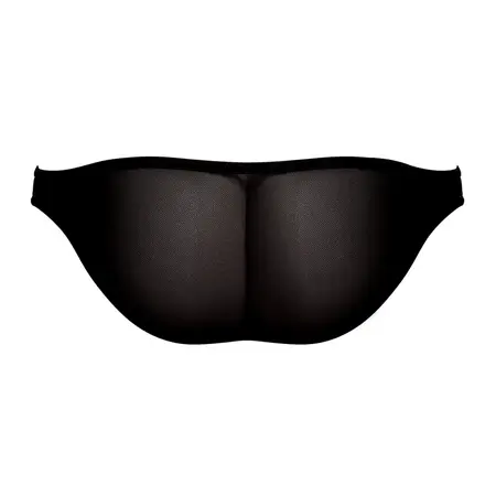 Male Power Euro Mesh Low-Rise Pouch Bikini L Black