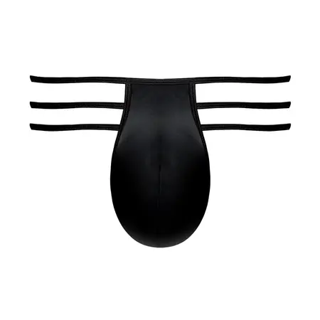 Male Power Cage Brief S/M Black - Stretch Comfort Fit Underwear