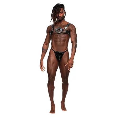 Male Power Libra Podesivi Pojas od Imitacije Kože Crni One Size