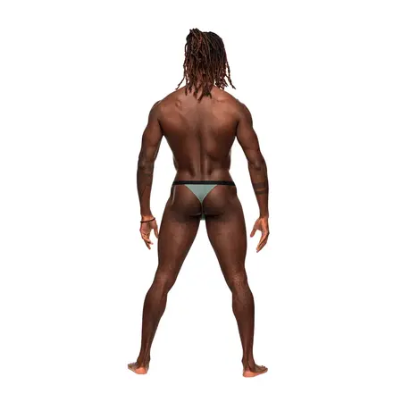 Male Power Magnificence Micro V Thong S/M Žad - Dekorativni Detalj na Struku