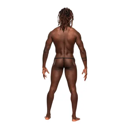 Male Power Mesmerizing Adjustable Posing Strap Mauve One Size