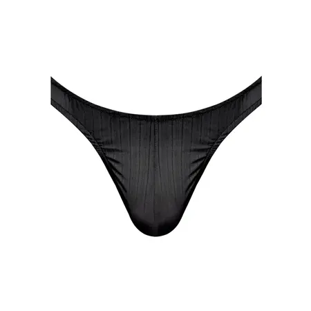 Male Power Barely There Collection Bong Thong S/M Black Comfort Fit