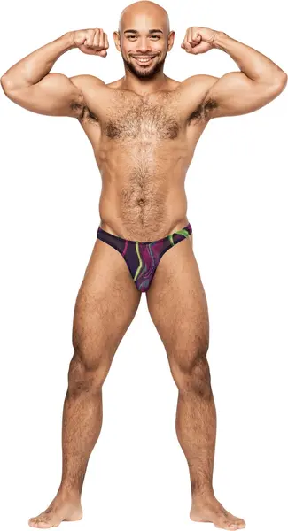 Male Power Bong Thong S/M Pride - Colorful Low Waist Intimate Wear