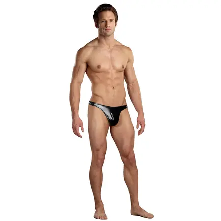 Male Power Liquid Onyx Classic Thong S Black Comfort Fit Design